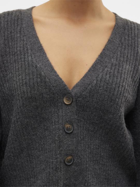 Image du produit Vero Moda Coupe normale Col en V Manches côtelées Manches ballon Veste en tricot (XS)
