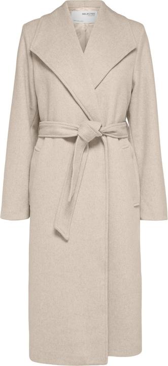 Selected Femme Begürtelter Wollmantel