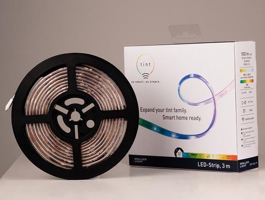 Produktbild Müller Licht Licht LED Stripe tint Leuchtmittel 18 W RW (RGBW, 300 cm, Indoor)