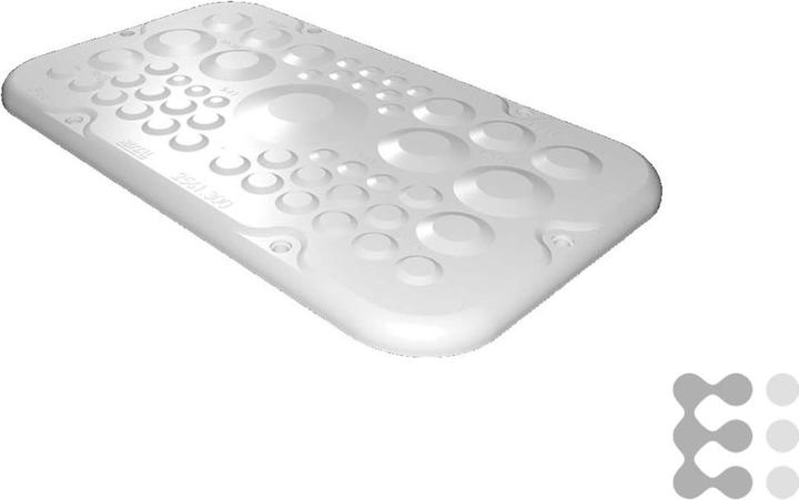 Actual product image Rittal SZ Plastic flange plate size 1 AX 2561.300 (Various)
