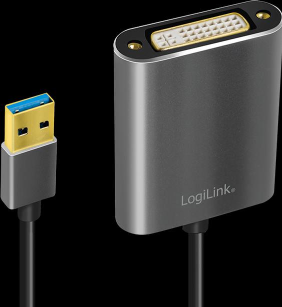 Actual product image LogiLink USB 3.0 zu (DVI, 5.10 cm)
