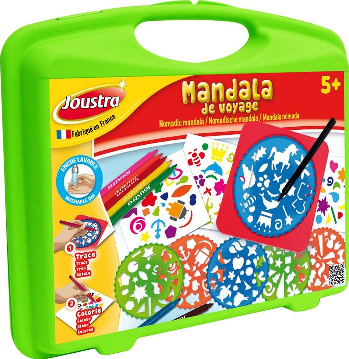 Image du produit Joustra Set créatif "Mandala", dans une valise en plastique