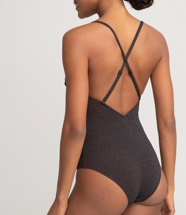 Produktbild La Redoute Collections Badeanzug aus Strukturmaterial mit Ballerina-Ausschnitt (32)