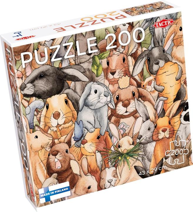 Actual product image Tactic Rabbit jigsaw puzzle, 200 pieces. (200 pieces)