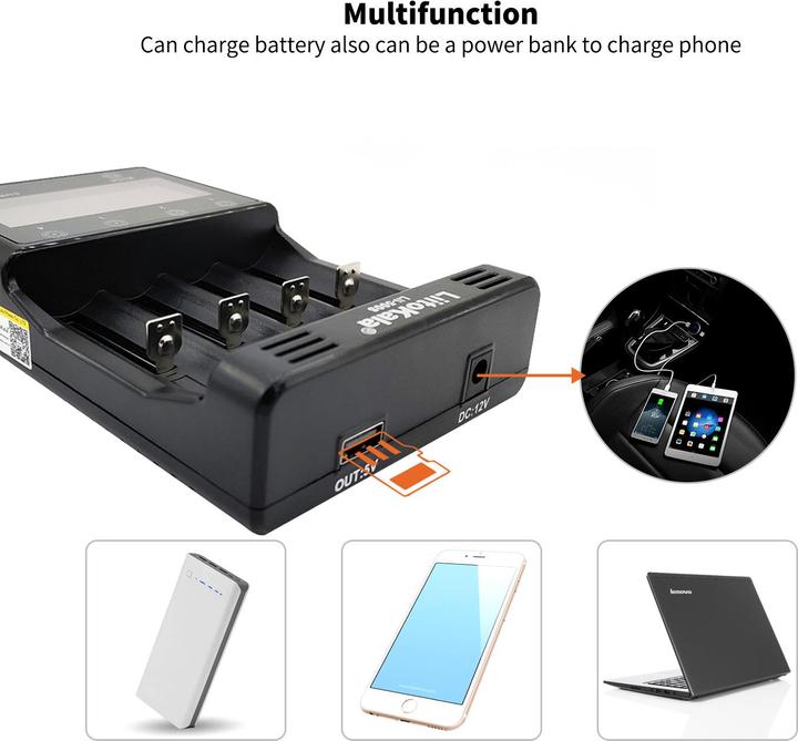 Produktbild Swaytronic Lithium-Ionen Ladegerät Lii-500S (1 Stk., Ladegerät inkl. Akku)