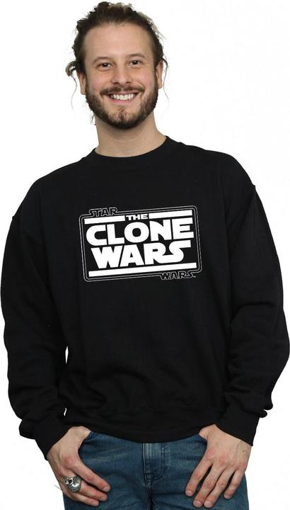 Immagine prodotto Star Wars Clone Wars Logo Felpa Uomo (4XL)