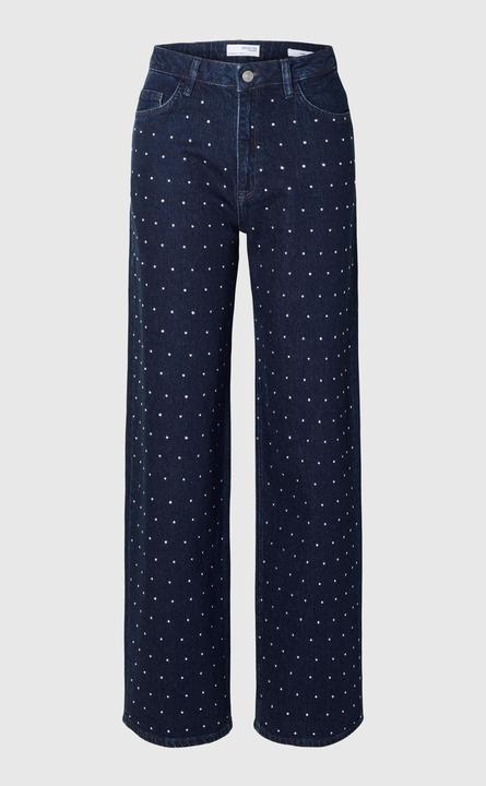 Produktbild Selected Femme Strass Wide Fit Jeans (W32/L32)