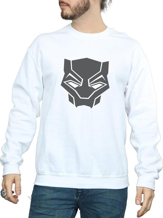 Produktbild Black Panther Schwarz auf Schwarz Baumwolle Sweatshirt (XL)