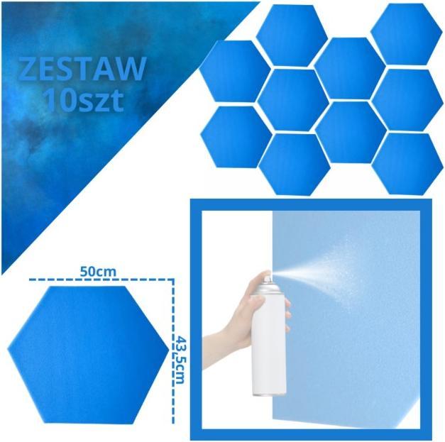 Immagine prodotto No Name DNA AM3 BL Akustikplatte Set mit 10 Stk. Blau (10 pz.)