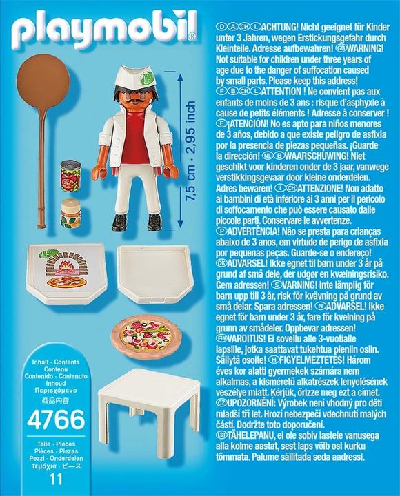 Image du produit Playmobil Pizzaiolo (4766, Playmobil Special Plus)