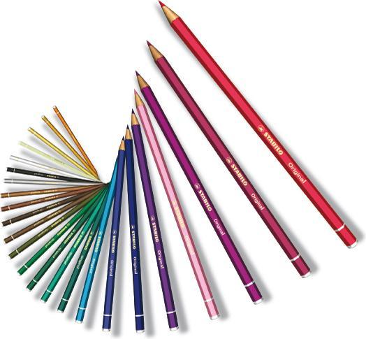 Produktbild STABILO Original ARTY Farbstift, 12er Etui (Mehrfarbig, 12 x)