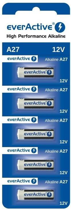 Energie-Label Everactive 27A 12V Blisterverpackung (5 Stk., A27, 25 mAh)