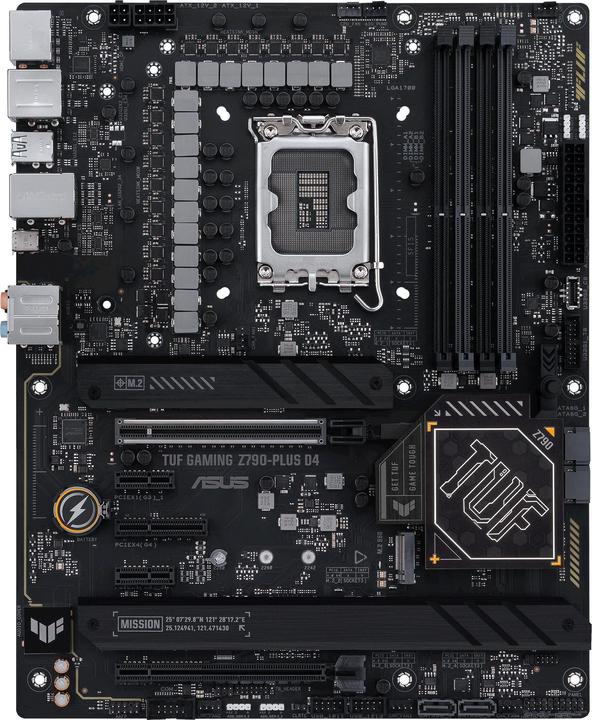 ASUS TUF GAMING Z790-PLUS D4 (LGA 1700, Intel Z790, ATX)