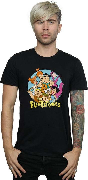 Produktbild The Flintstones Group Circle TShirt (4XL)