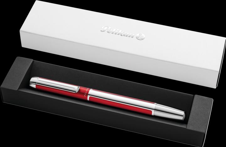 Produktbild Pelikan Roller PURA R40 Bordeaux Geschenkbox (Bordeaux, Silber, 1 x)