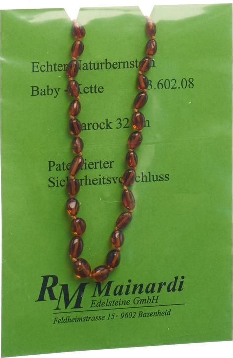 Mainardi Natur Bernstein 32cm Barock Sicher-Versch (1 x, from 4 M.)