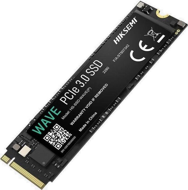 Produktbild Hiksemi Dysk SSD WAVE (P) M.2 PCIe NVMe Gen3x4 2280 (2280/1800 MB/s) 3D NAND (256 GB, M.2 2280)