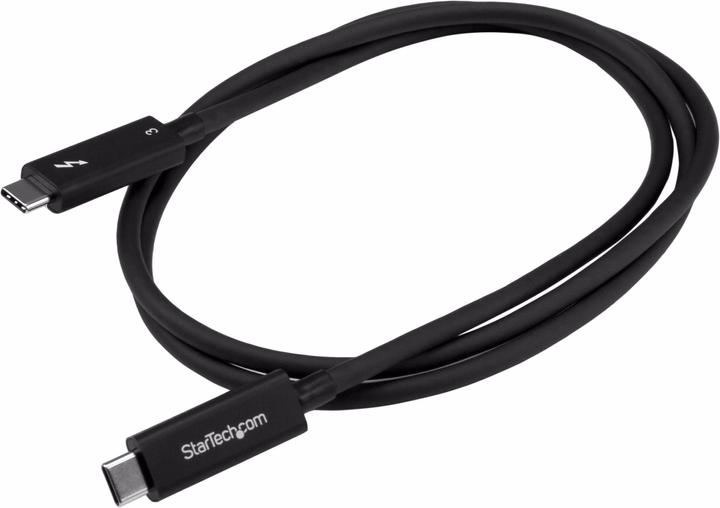 Produktbild StarTech 1M THUNDERBOLT 3 40GBPS CABLE (1 m, Thunderbolt, Cinch, DisplayPort)