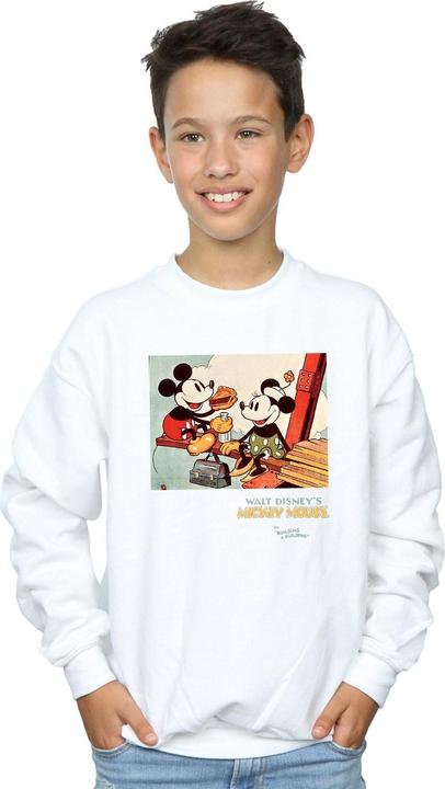 Produktbild Disney Mickey Mouse Building A Building Sweatshirt Jungen (140, 146)