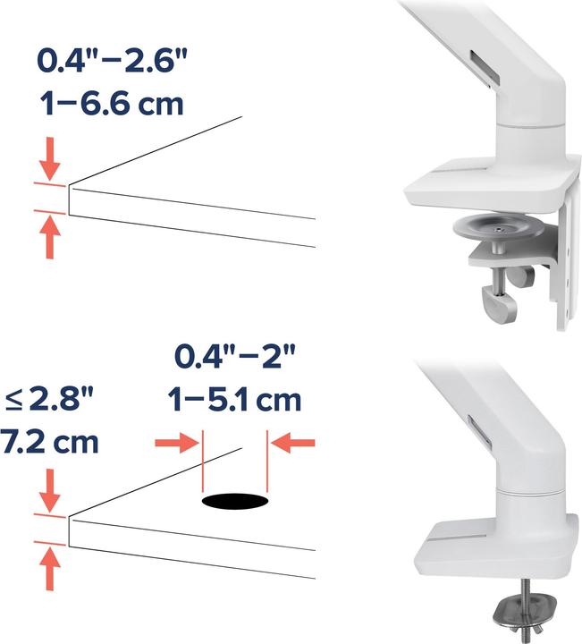 Actual product image Ergotron HX Monitor Arm mit patentierter CF-Technologie (Table, 32")