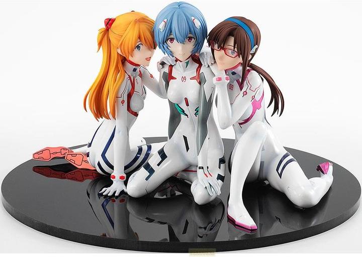 Immagine prodotto Good Smile Company EVANGELION 3.0+1.0 - Statuetta Asuka / Rei / Mai "Newtype Cover" 12cm