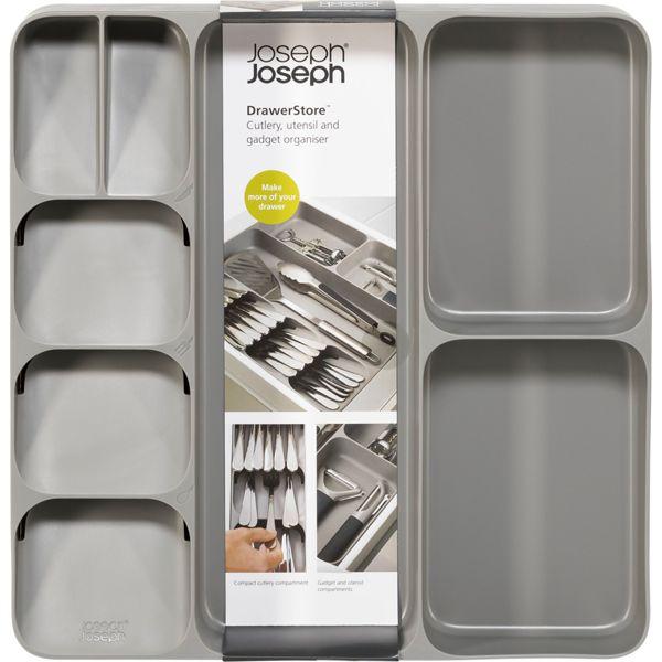 Produktbild Joseph Joseph DrawerStore Besteckeinlage, grau, 38.4x39.7x5.3cm