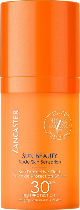 Produktbild Lancaster Sun Beauty flüssiger Sonnenschutz SPF30 (Sonnencreme Gesicht, SPF 30, 30 ml, 150 g)