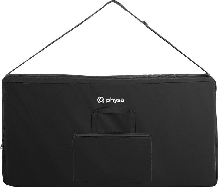 Produktbild Physa Massagestuhl klappbar mobiler Massagehocker Massagen-Stuhl 130 kg rot