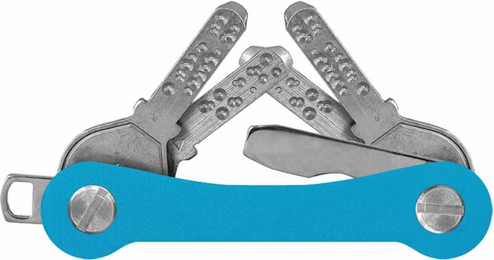 Actual product image Keycabins Key organizer KCAS1.3 aluminum S1 blue light