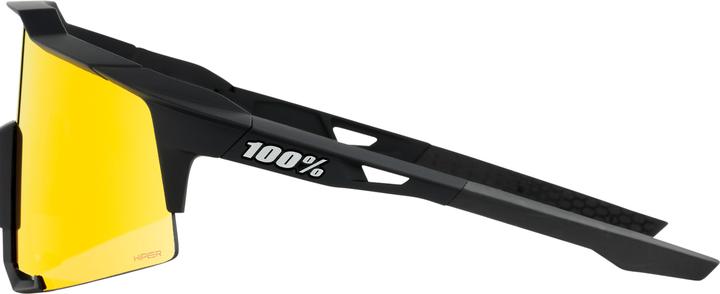 Actual product image 100% Speedcraft Tall Soft Tact (Soft Tact Black, Hiper Red)