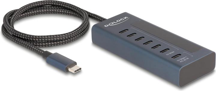 Produktbild Delock USB 10 Gbps Hub mit 7 USB Type-C Ports davon 6 x Date (USB-C, 7 Ports)