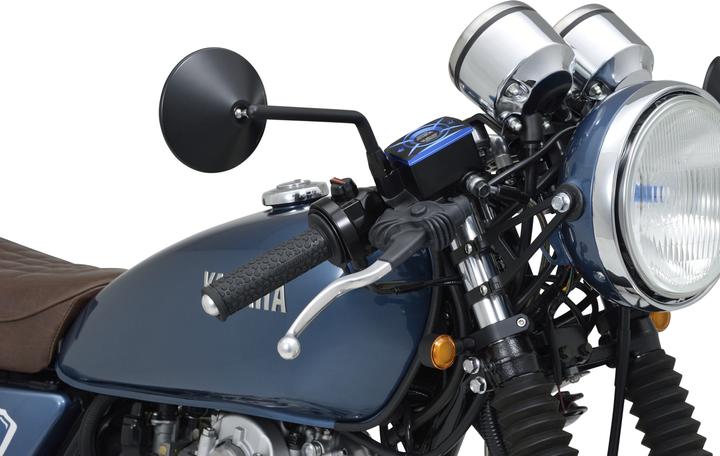 Produktbild Daytona Satz von 2 ABS-Stahl-Seitenspiegeln "D-Mirror-10" schwarz