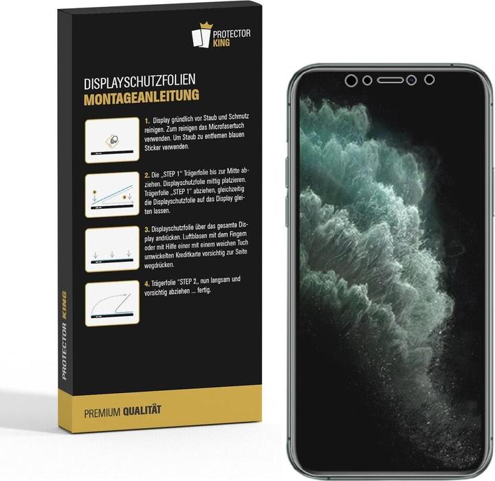 Actual product image Protectorking 1x premium screen protector 3D CLEAR (1 Piece, Apple iPhone 11 Pro)