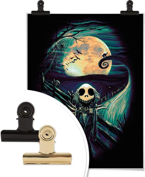 Image du produit Trenddeko The Scream Before Christmas (Le cri avant Noël) (120 x 150 cm)