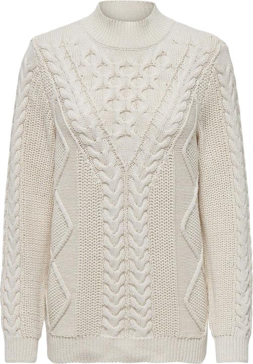 Only High Neck Zopfstrick Strickpullover (L)