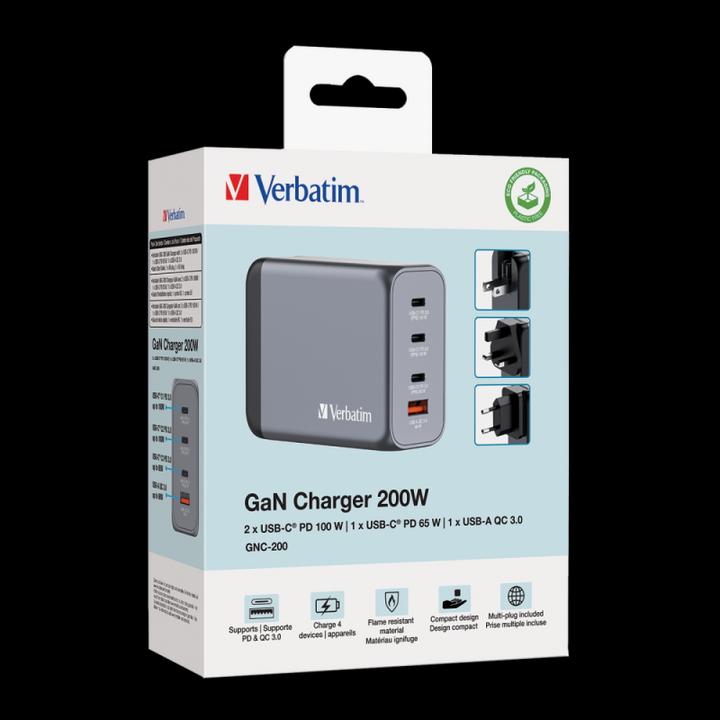 Image du produit Verbatim GNC-200 GaN Charger (200 W)