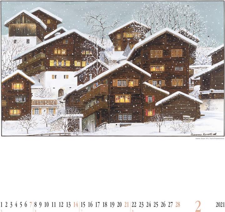 Actual product image Painted farmhouses (Special, No binding, German, French, Italian, English)