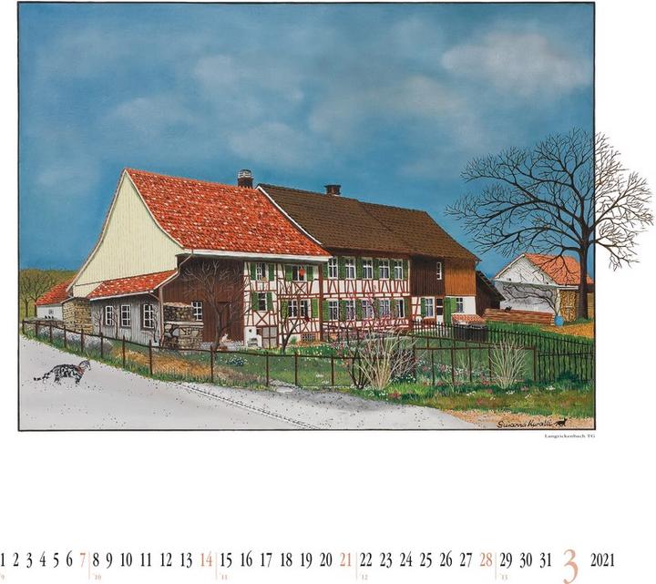 Actual product image Painted farmhouses (Special, No binding, German, French, Italian, English)