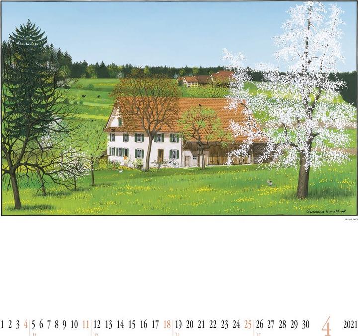 Actual product image Painted farmhouses (Special, No binding, German, French, Italian, English)