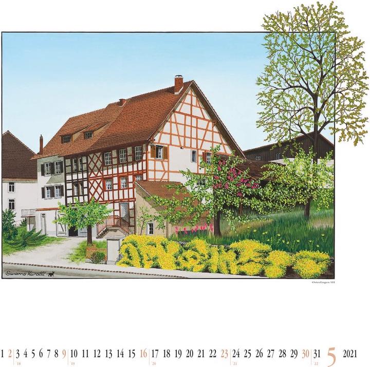 Actual product image Painted farmhouses (Special, No binding, German, French, Italian, English)
