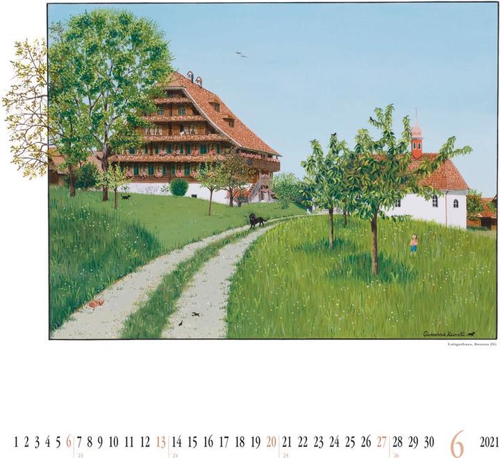 Actual product image Painted farmhouses (Special, No binding, German, French, Italian, English)