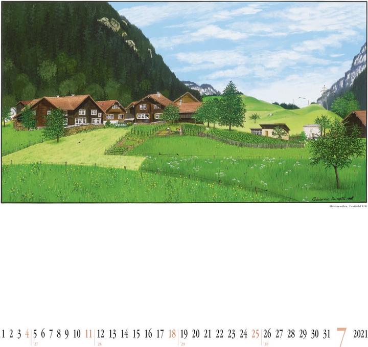 Actual product image Painted farmhouses (Special, No binding, German, French, Italian, English)