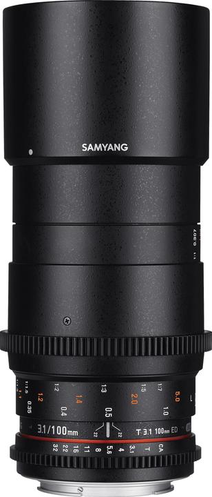 Samyang 100mm T3.1 Sony E-Mount (Sony E, full size)