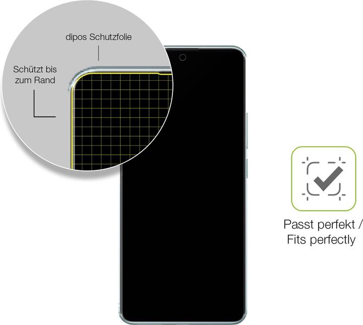 Actual product image Dipos Full Cover Screen Protector Matte (1 Piece, Xiaomi Redmi Note 14 Pro)