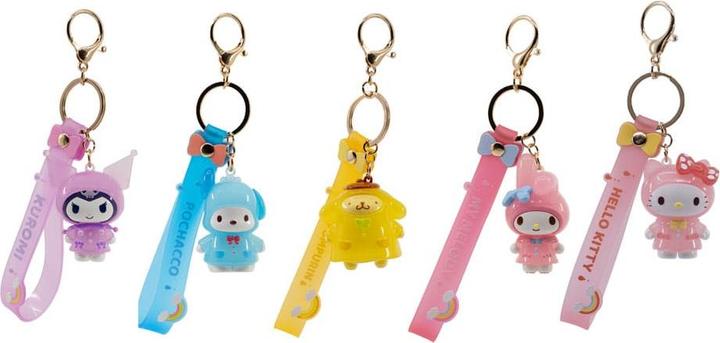 Produktbild YuMe Sanrio Raincoat Series Schlüsselanhänger Hello Kitty and Friends Display (12)