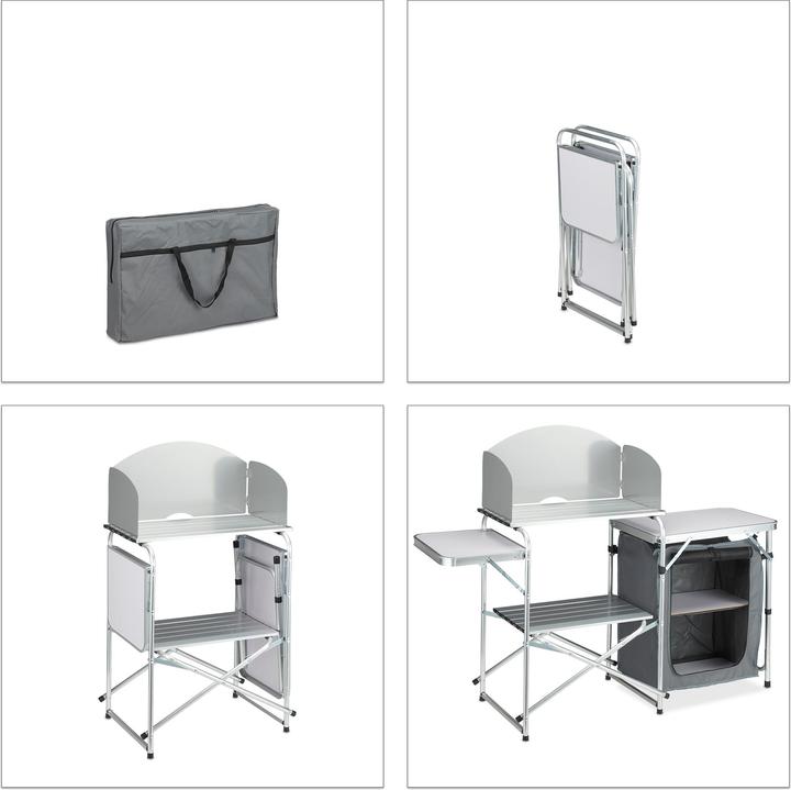 Actual product image Relaxdays Camping kitchen