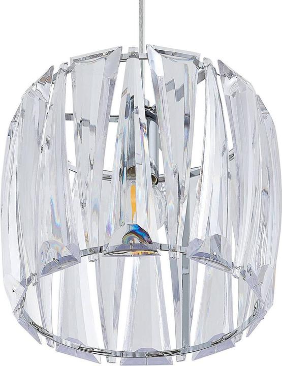 Actual product image Lindby Sofia pendant light Transparent/chrome (E14)