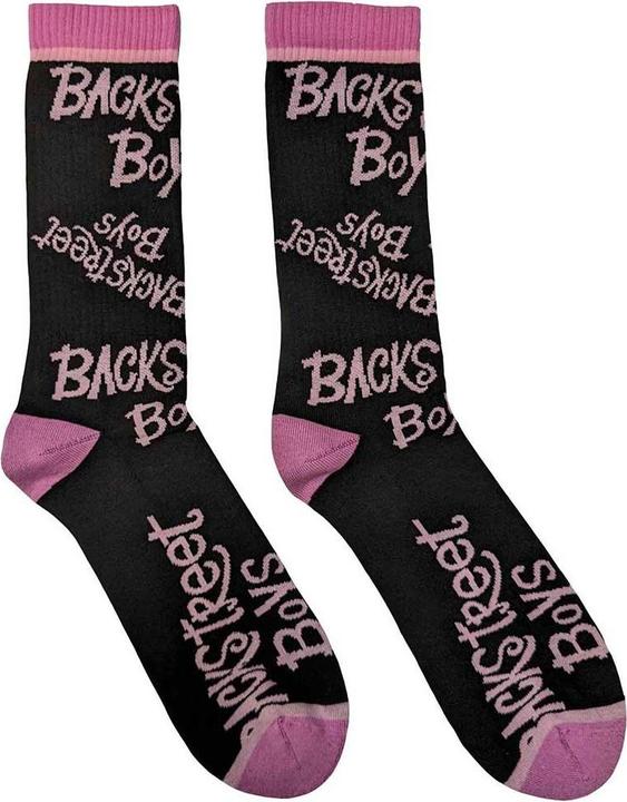 Backstreet Boys Unisex Adult Repeat Logo Socks (40.5 - 45.5)