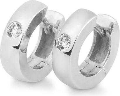 Actual product image Breuning Creoles - BRILL. 0,14 Ct. H/si (750/18 K Gold)