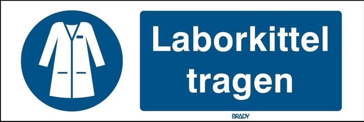 Produktbild Brady ISO-Sicherheitsschild - Laborkittel tragen